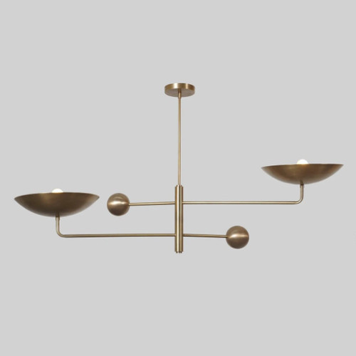 Light curved pendant mid - pendant,