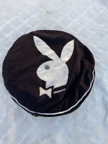 Playboy round pillow black - playboy,