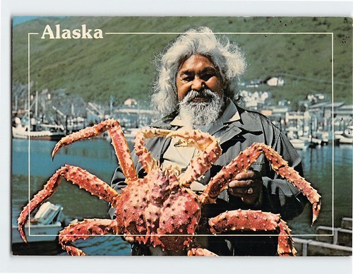 Postcard alaskan giant king - postcard,