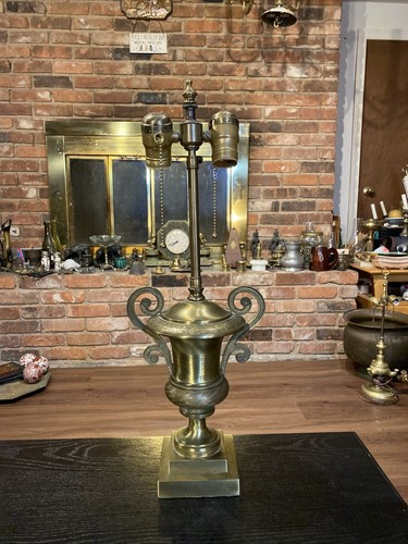 Vintage brass trophy urn style - trophy,