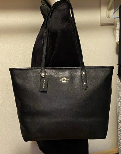 Coach f58846 black pebbled - black,