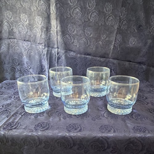 Set libbey blue tint - of,