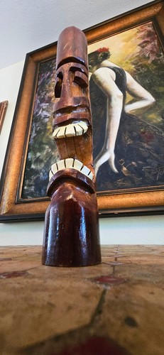 Vtg hawaiian native figure - hawaiian,