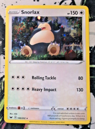 Snorlax 140 202 - snorlax, 140/202