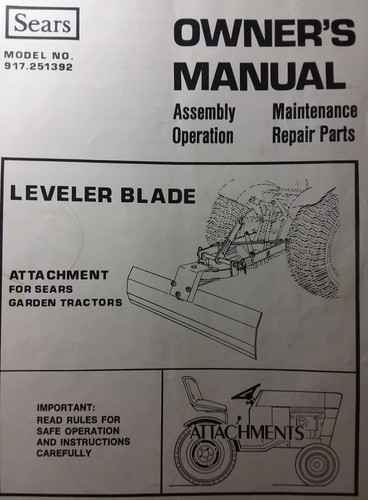 Sears lawn garden tractor - lawn,
