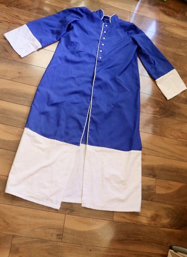 Clergy robe cassock blue - robe, &