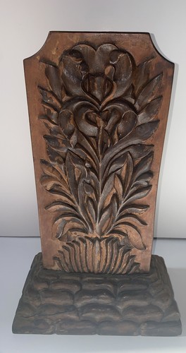 Antique wood chinese lamp - antique, base