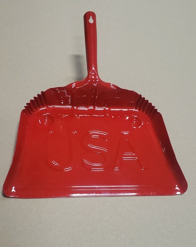 Heavy duty metal dust pan - metal,