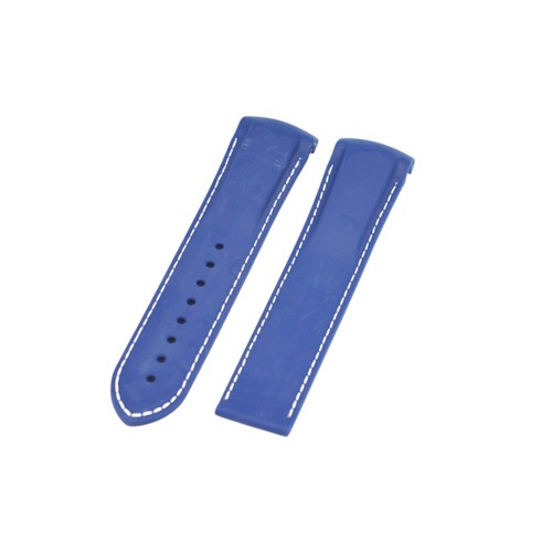 22mm blue rubber watch - blue,