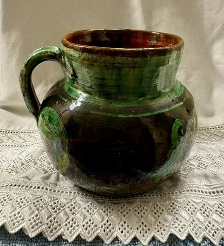 Vintage folk art slipware - vintage,