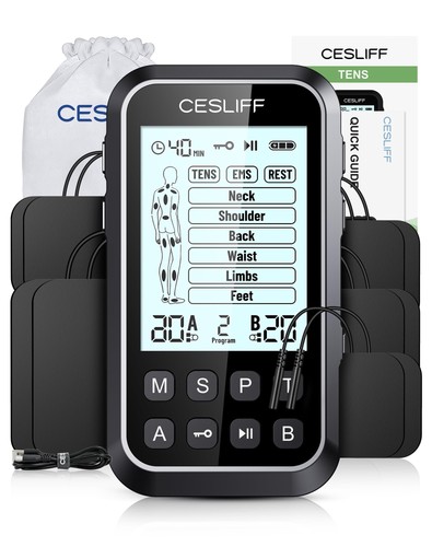 Dual channel tens unit 1 - unit, 3-in-1