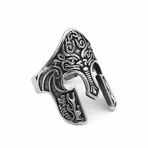 Spartan helmet ring mens - spartan,