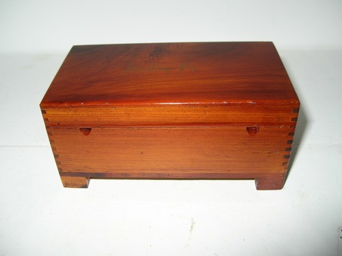 Antique cedar wood dresser - wood,