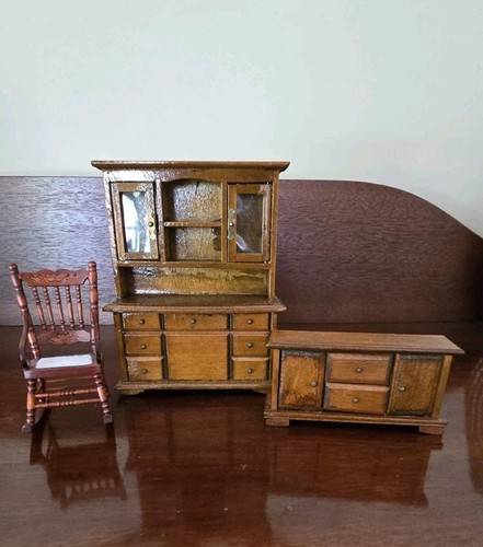 Vtg wood miniature - 1:12,