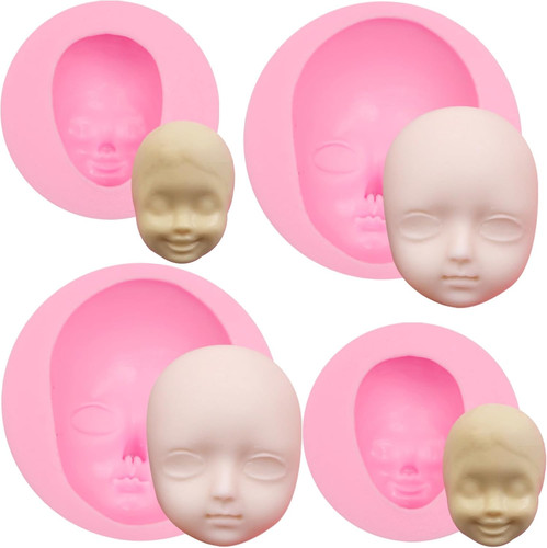 Human face silicone molds - human,