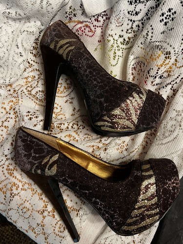 Quipid stiletto brown gold - quipid,