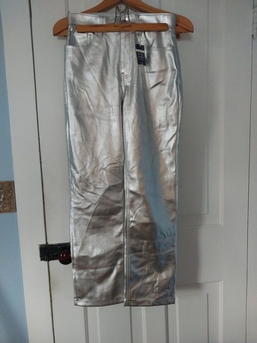 Women silver faux leather - women's,