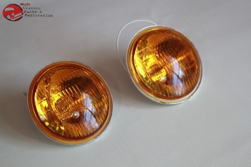 Amber lens fog - amber, light