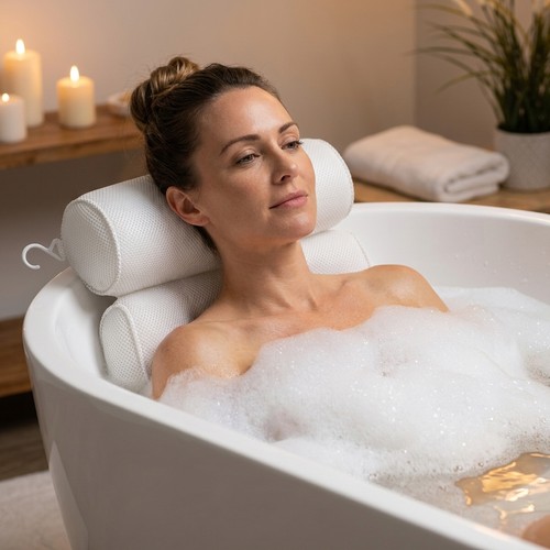 Bath pillow for - bath, tub