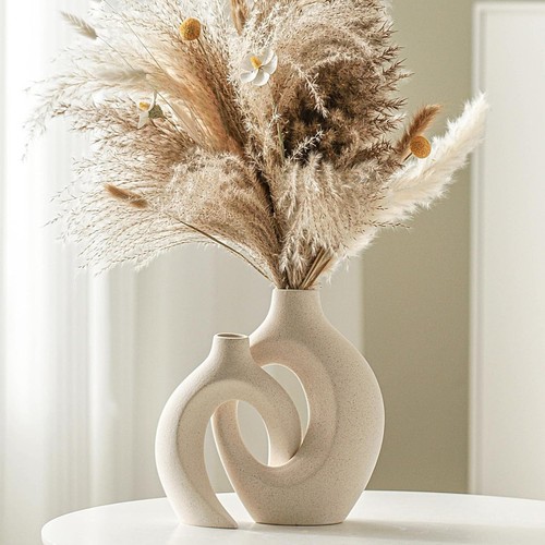Ceramic vase set - of, 2