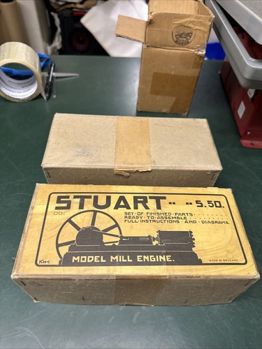 Empty box steam engine - box,