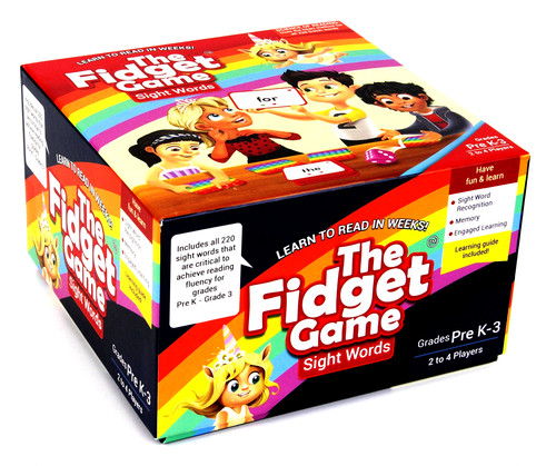The fidget game sight words - fidget,