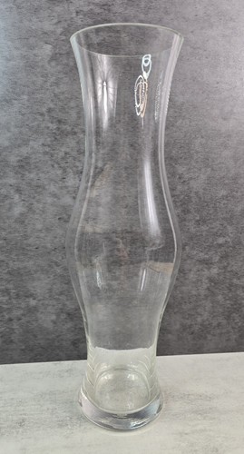 Clear glass hourglass flower - glass,