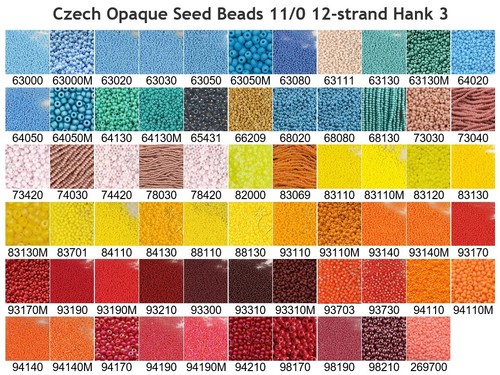 Czech preciosa opaque - preciosa,