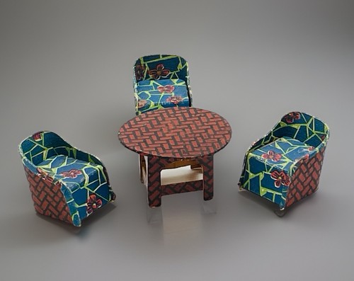 Vintage dollhouse furniture - vintage,