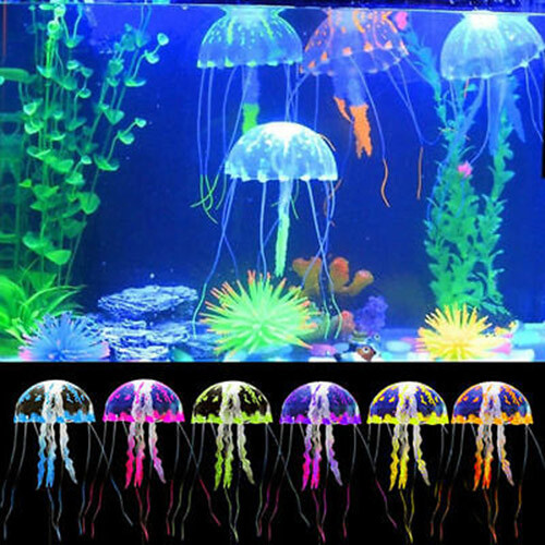6pc jellyfish aquarium - 6pc,