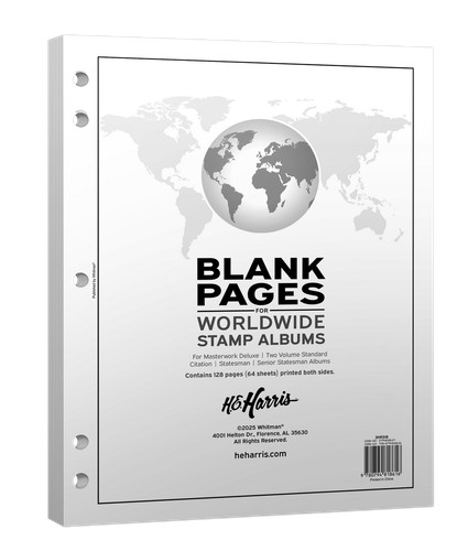 Harris blank pages for - h.e., harris®