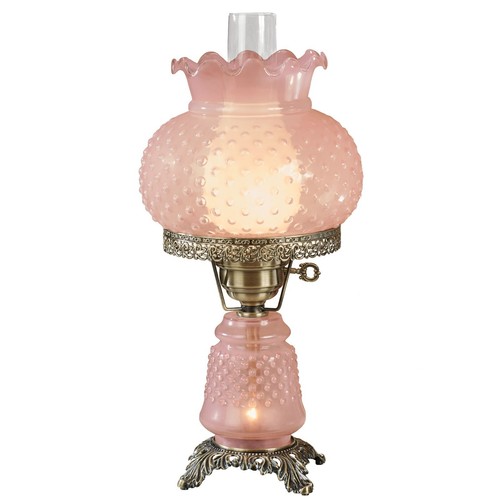 Mindy hobnail glass table lamp - hobnail,