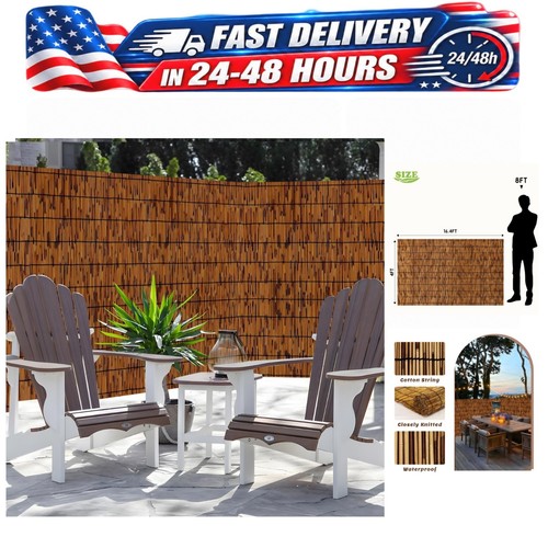 Bamboo reed fence 6ft - fence,