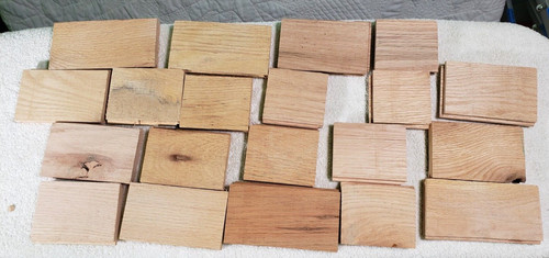 Hardwood oak flooring - hardwood, scraps