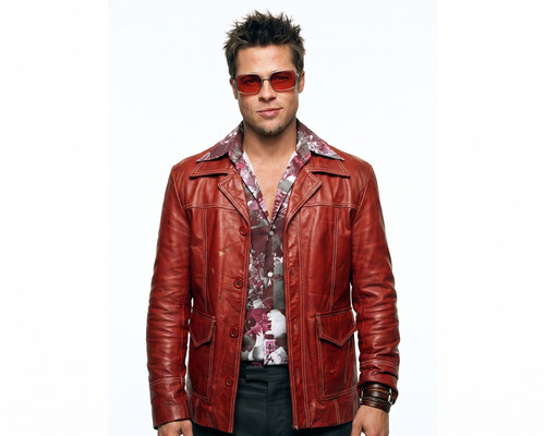 Fight club red leather jacket - club,