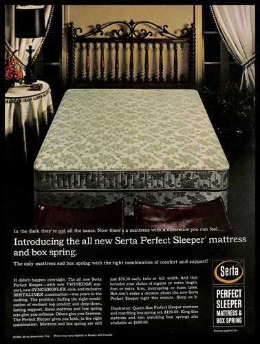 1966 serta perfect - serta, sleeper