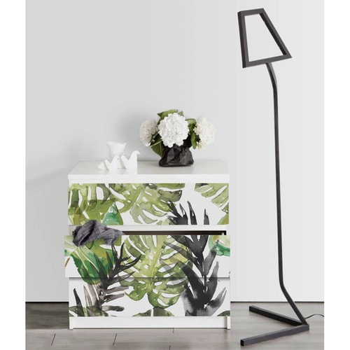 Ikea malm dresser watercolor - dresser,