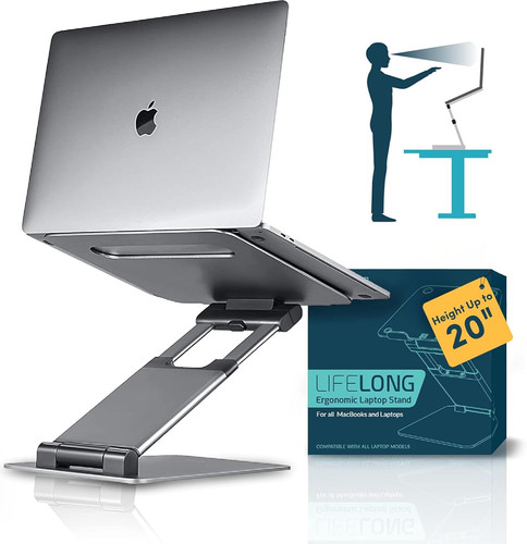 Aluminum adjustable laptop - aluminum,