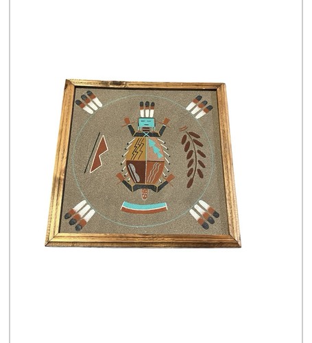 Navajo sand painting water - sand,