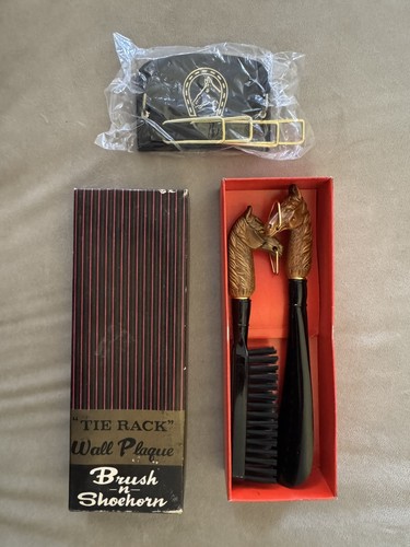 Vintage horse head brush - head, &