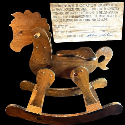 Vintage rocking horse - vintage,