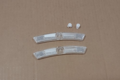 Vintage bike cateye reflectors - bike,