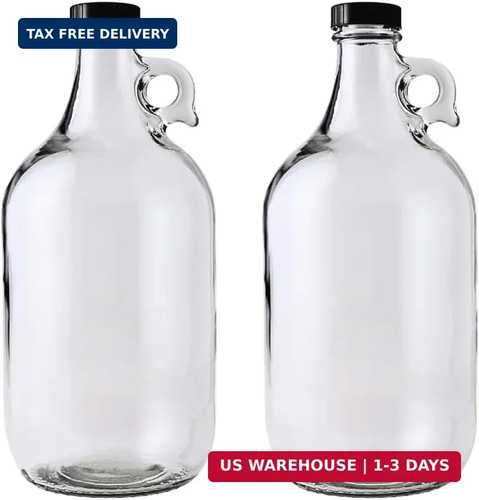 Gallon glass jugs 2 pack - jugs,