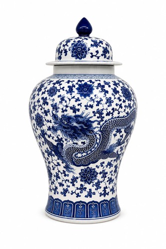 Classic blue and white - and,