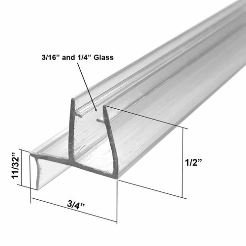 Universal shower door - universal, bottom