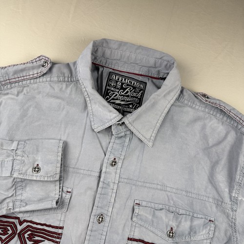 Affliction shirt mens - mens, xl