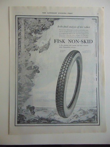 1918 fisk non skid tires - 1918,