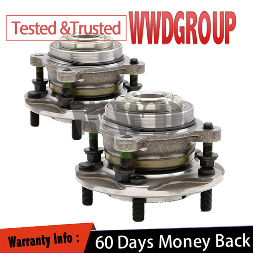 Pair front wheel hub bearings - front,