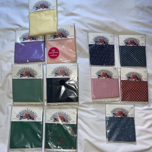 Vtg concord crafts fabrics - vtg, 12