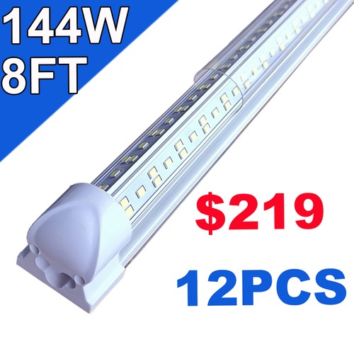 12pcs 8ft 144w led - 12pcs,